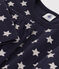 Pyjama met sterren van tubic voor kleine meisjes en jongens blauw SMOKING/wit MARSHMALLOW