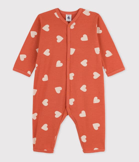 Wiegen veiligheid Geven Pyjama zonder voetjes in katoen voor baby's BRANDY/AVALANCHE | Petit Bateau