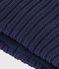 Snood b&eacute;b&eacute; en tricot uni doubl&eacute; polaire bleu marine