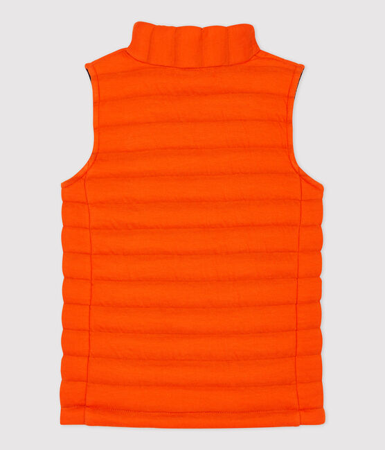 Meisjes/jongens jack van gematelasseerd tubic oranje CAROTTE