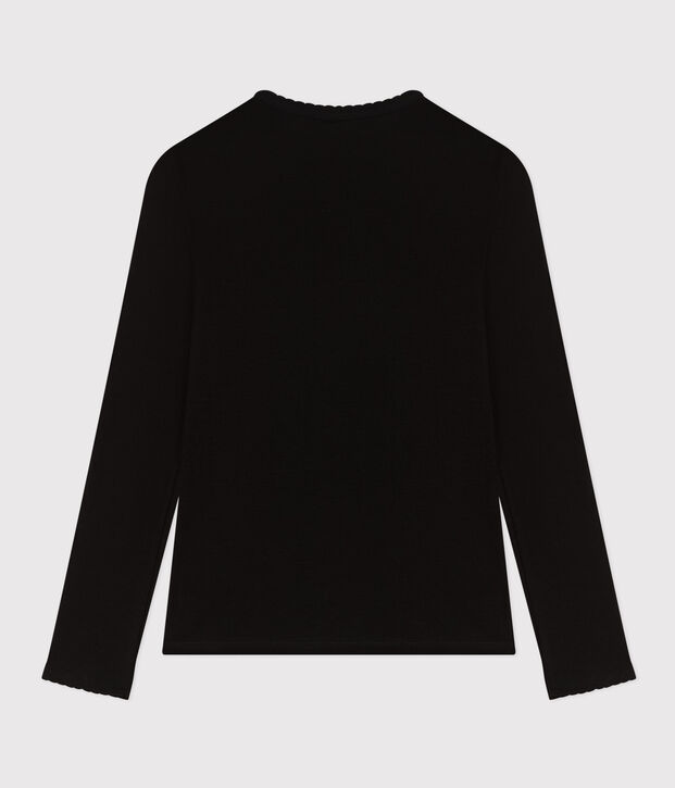 TEE-SHIRT L'ICONIQUE COCOTTE EN COTON FEMME noir