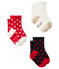 Babysjaal met fleece voering grijs SUBWAY/wit MARSHMALLOW