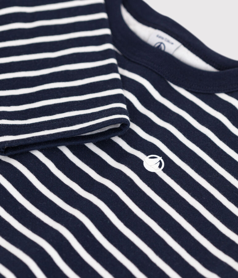 T-shirt met lange mouw van tubic voor jongens blauw/wit