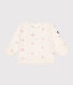 Sweatshirt bébé en coton imprimé bateau vintage