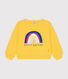 Sweatshirt in lichte fleece voor meisjes