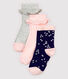 Lot de 3 paires de chaussettes enfant fille