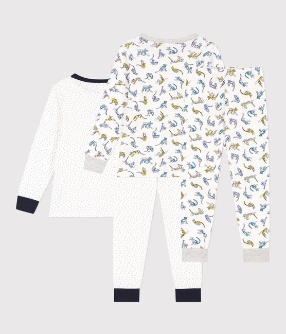 Lot de 2 pyjamas étoile et félin en coton enfant variante 1