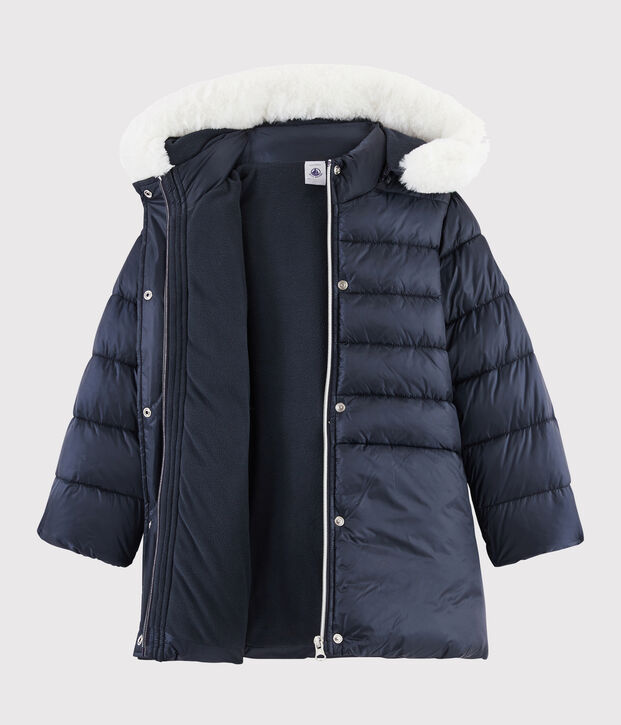 Doudoune enfant Fille bleu marine