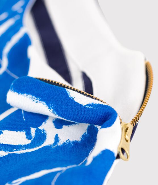 Marinière réédition Hyères femme blanc ECUME/bleu BLEU