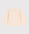 Babyvest van jerseystof met fantasiestippen ecru AVALANCHE