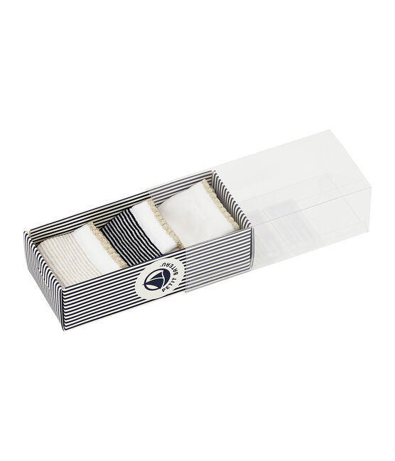 Lot de 3 paires de chaussettes fille blanc LOT