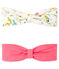 Set van 2 effen haarbanden met print voor baby meisje variante 2