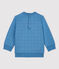 Gewatteerd bio sweatshirt baby. blauw POLOCHON