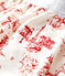 Jupe en molleton enfant fille blanc MARSHMALLOW/rouge TERKUIT