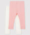 Set van 2 leggins voor meisjesbaby variante 1