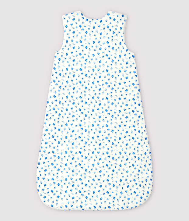 Gigoteuse bateaux b&eacute;b&eacute; en coton biologique blanc/bleu