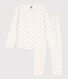 Pyjama palmiers en coton petite fille