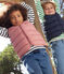 Gewatteerd mouwloos donsjack voor kinderen roze ROSEWOOD