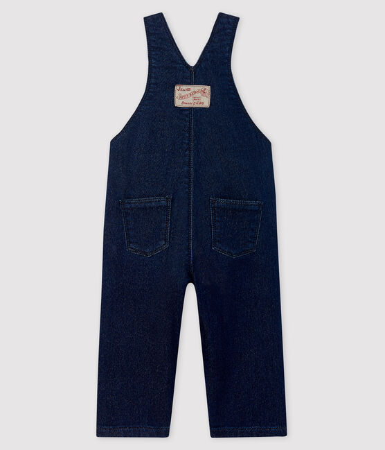 Salopette longue effet denim bébé mixte bleu JEAN
