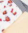 Lot de boxers enfant en coton imprim&eacute; pompier multicouleur