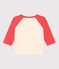 T-shirt met lange mouwen in jersey voor baby's AVALANCHE/ OURSIN