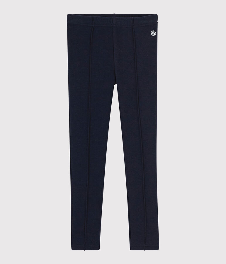 Meisjesjegging in fleece kinderen meisje blauw SMOKING