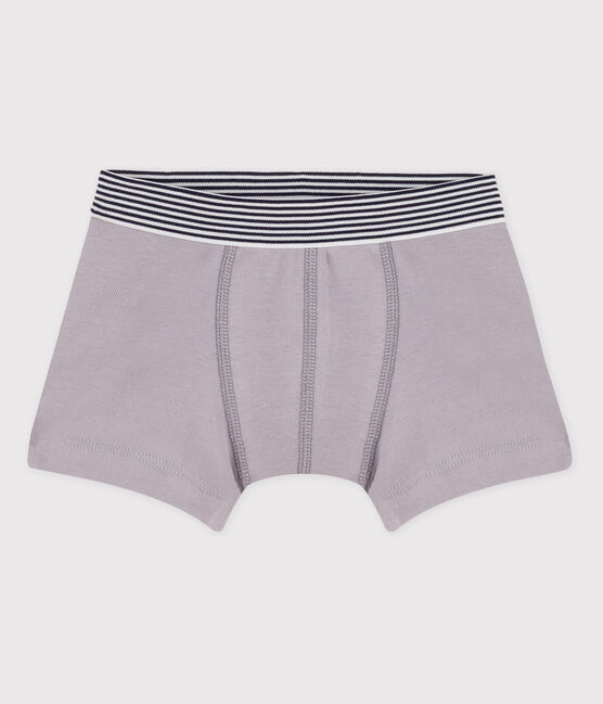 Katoenen boxershort voor jongens grijs CONCRETE