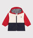 Windjack met colorblock en voering met tinneroy-streepje voor baby's