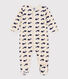 Pyjama baleines marines en velours