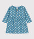 Jurk in jersey met lange mouwen voor baby's