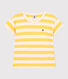 Tee-shirt rayé en jersey flammé enfant garçon