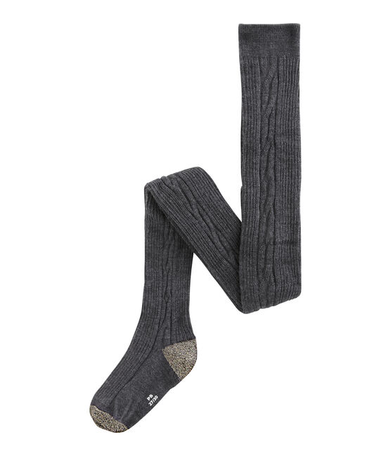 Collant chaud enfant fille gris CITY CHINE