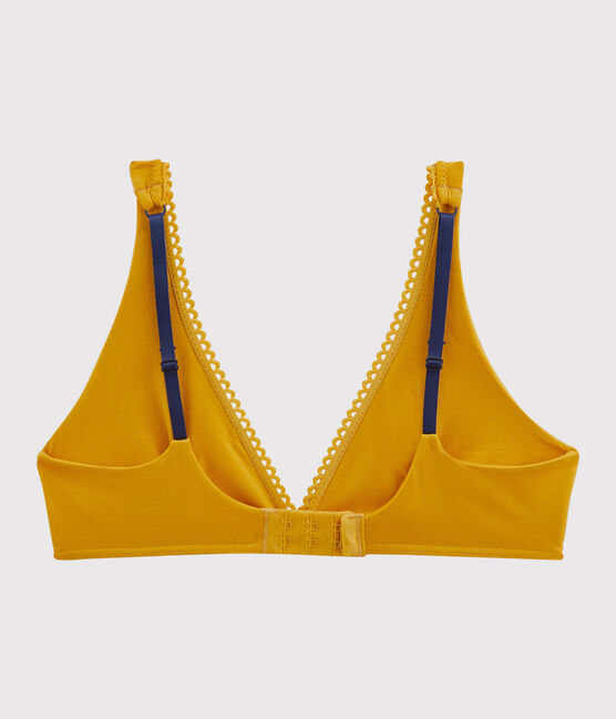 Soutien-gorge triangle femme jaune BOUDOR