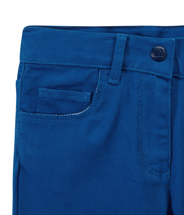 Gekleurde meisjesjeans blauw