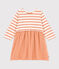 Robe manches longues bimatière bébé SIENNA/ AVALANCHE