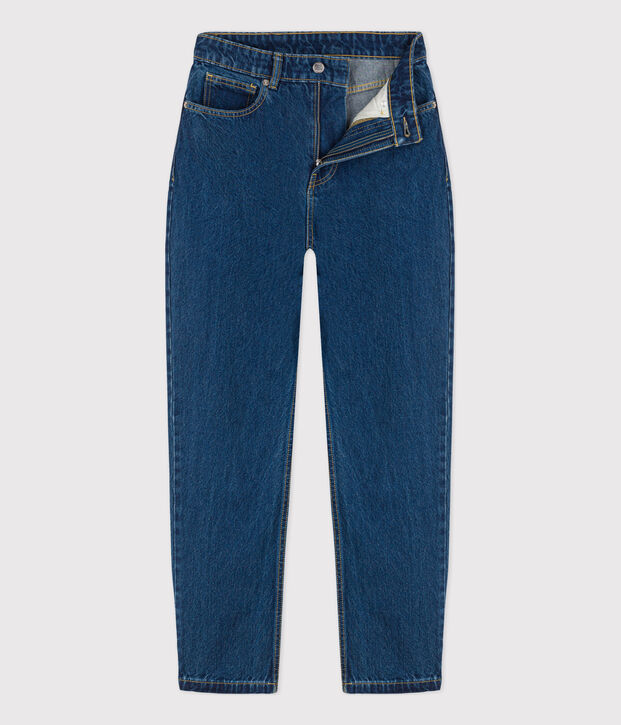 100% ecovriendelijke denim broek blauw