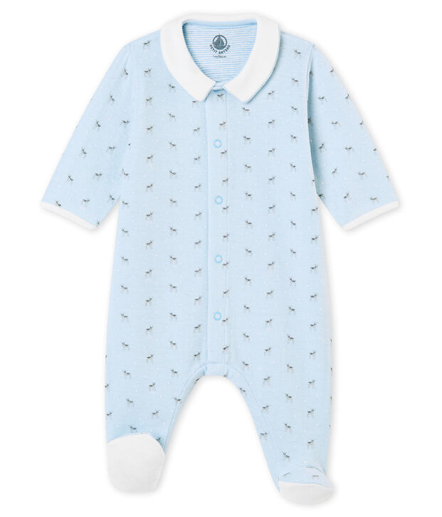 Pyjama in tubic met dessin voor babyjongens blauw/multicouleur