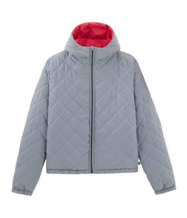 Warm windjack gemixt rood