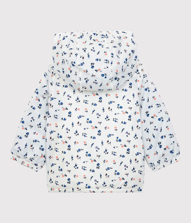 Coupe-vent chaud en polyester b&eacute;b&eacute;. blanc/multicouleur