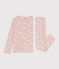 Pyjama imprimé motif nuage en coton enfant SALINE/ MARSHMALLOW