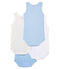 Lot de 4 bodies sans manches bébé fille variante 1