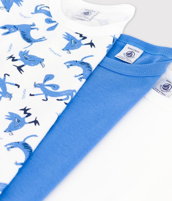 Set van 3 T-shirts met korte mouwen en dierenprint in katoen variante 1