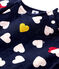 Tubic meisjesjurk met korte mouwen blauw SMOKING/wit MULTICO