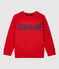 Molton jongens sweatshirt rood