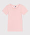 Katoenen T-shirt met korte mouw voor meisjes roze MINOIS