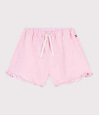 Short enfant en coton uni