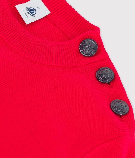 Pull marin en coton Femme rouge PEPS