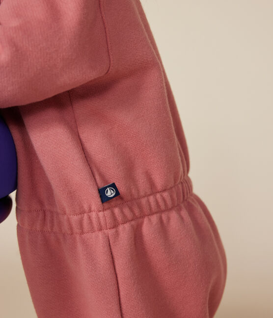 Lang pakje van fleece voor baby's roze ROSEWOOD