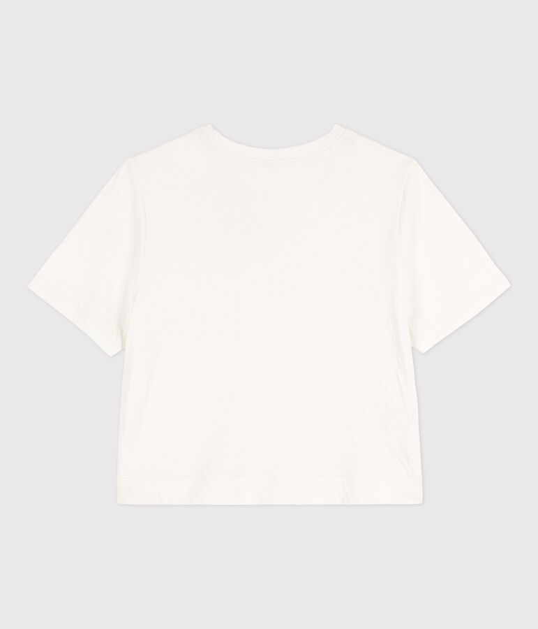 T-shirt LE BOXY en coton Femme blanc