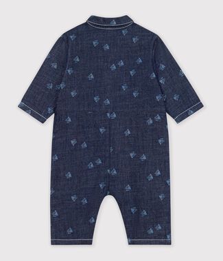 blauw/ecru